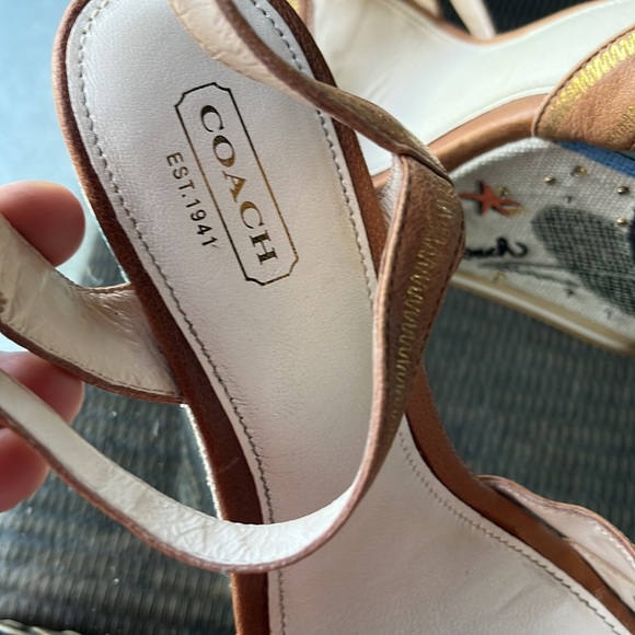 Coach wedge Sz 7.5 - Picture 9 of 12